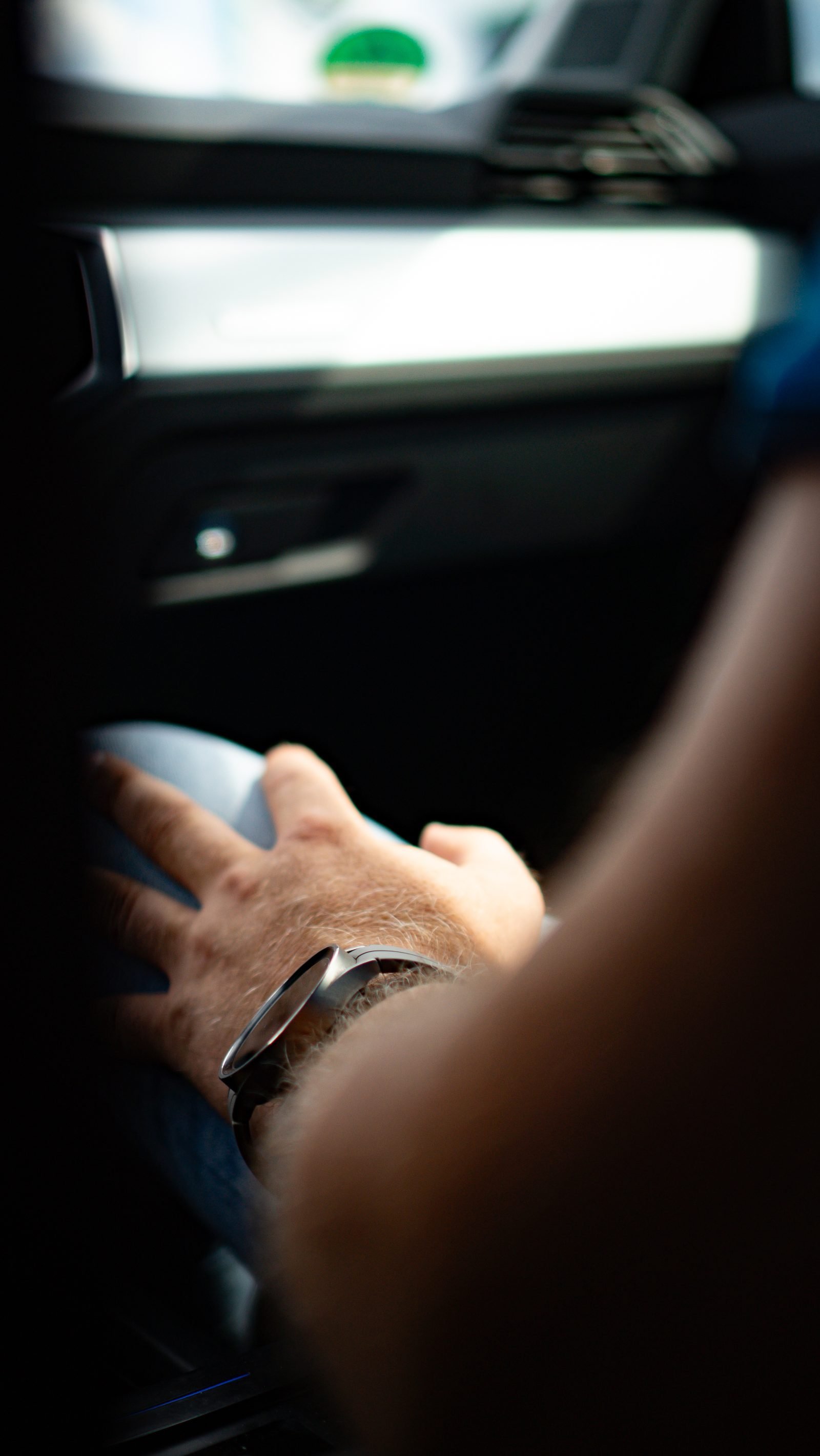 Blick ins Cockpit während der Fahrstunde